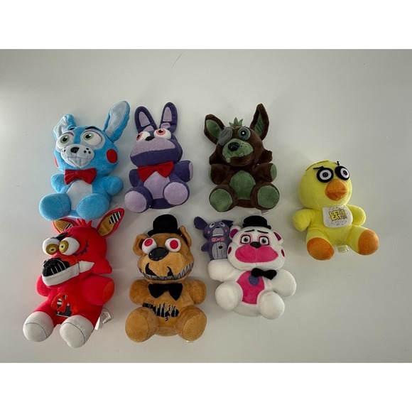 Funko Other - Five Nights at Freddy's FNAF Plush Lot Bonnie Foxy Freddy Chica Funko Small Plus